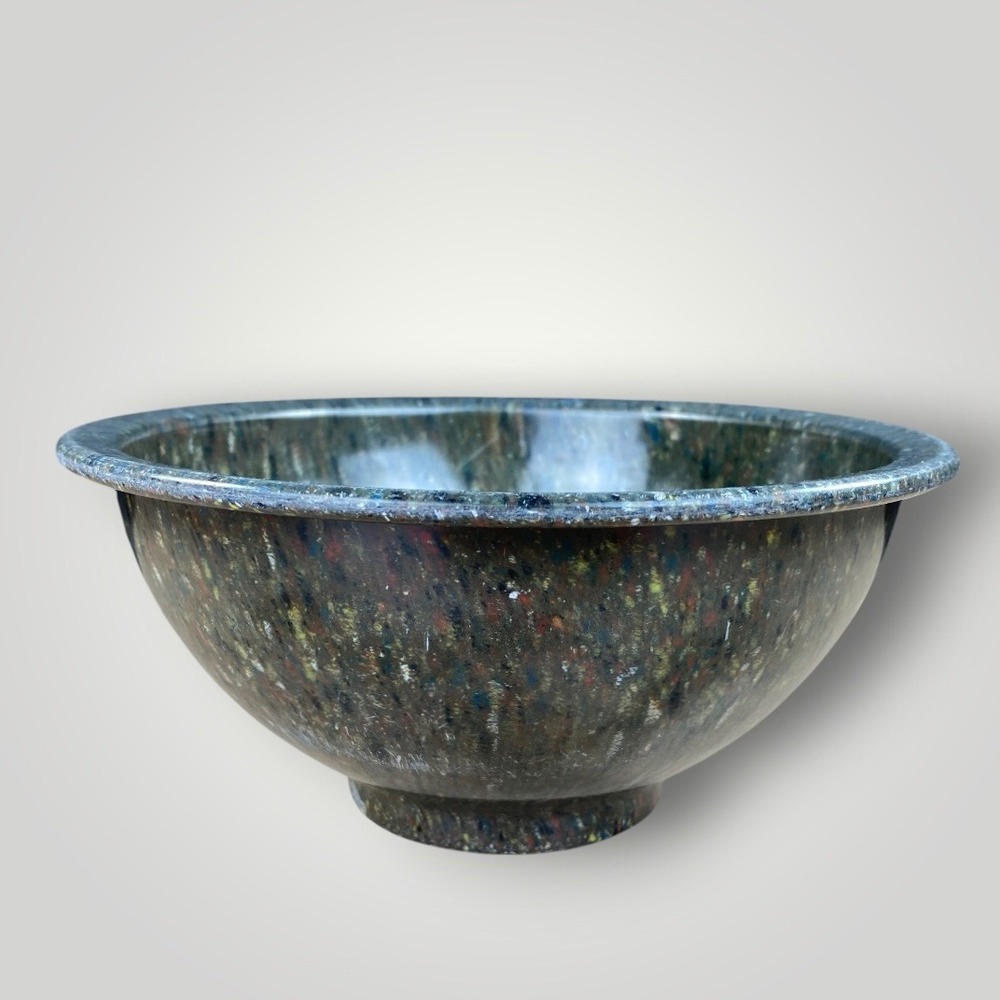 Texas Ware 111 Confetti Splatter Bowl End of Day MCM Bowl 1950s As Is READ